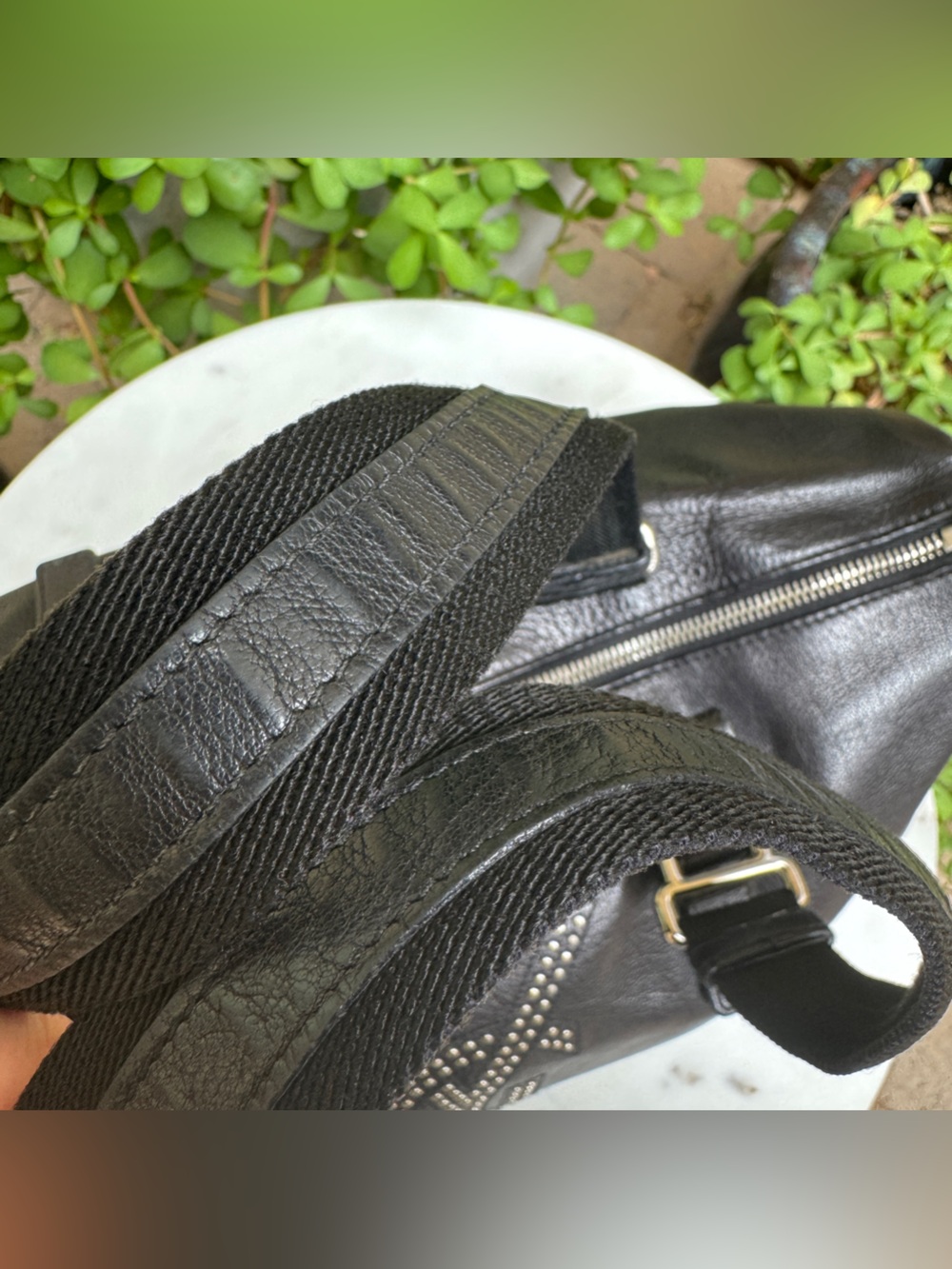 Yves Saint Laurent Studded Vintage Rive Gauche Satchel - Picture 7 of 16